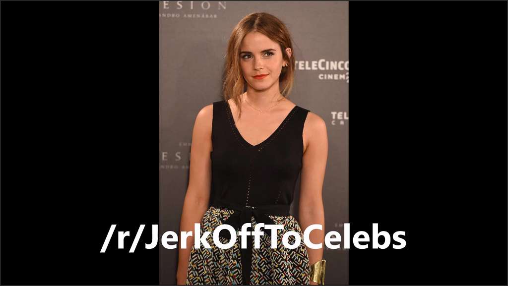 Emma Watson sie draußen in ihren süßen rosa Arsch