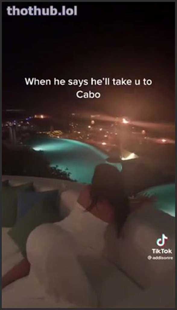 Addison Rae outdoor am Pool durchgefickt